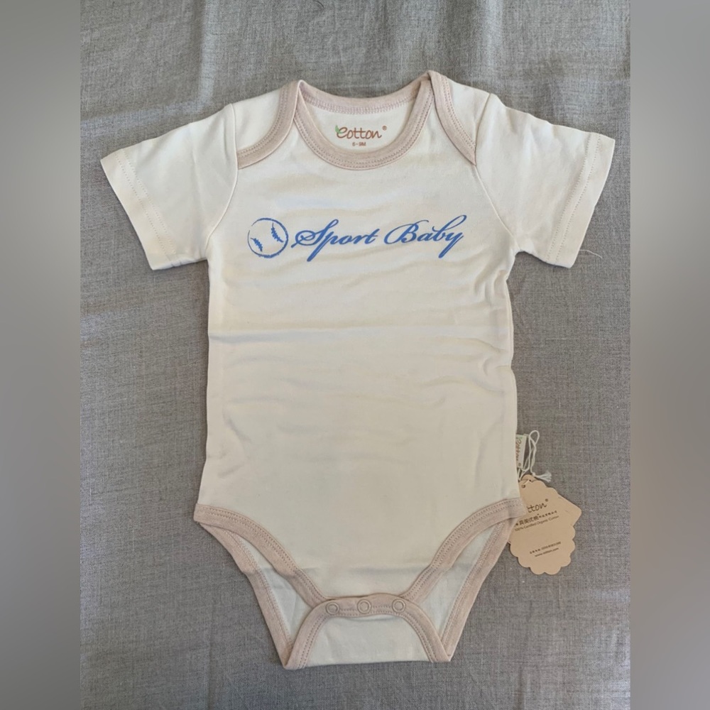 Eotton Certified Organic Cotton Sport Baby Bodysuit